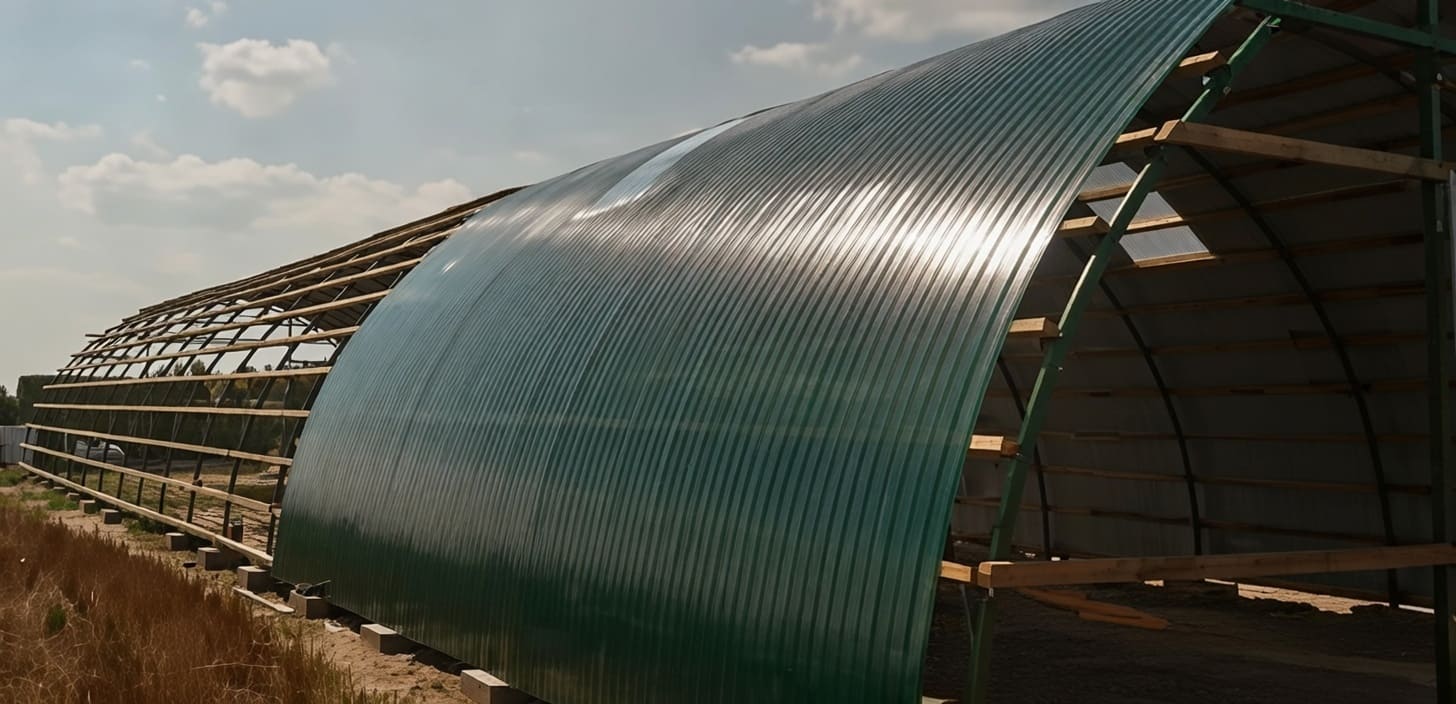 Арочный профнастил и производство